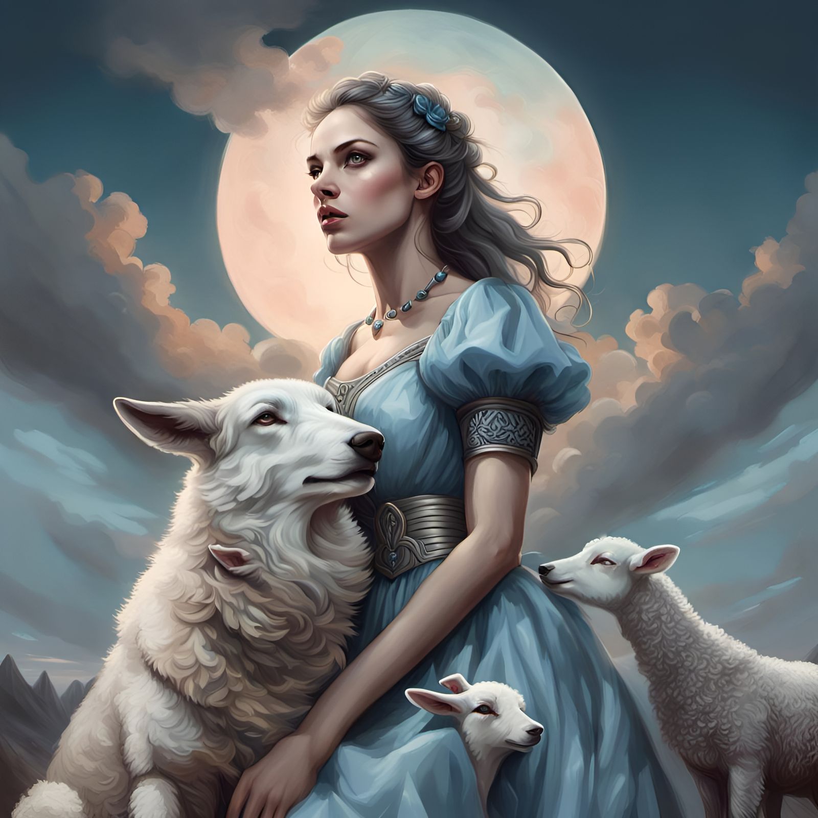 The mouth of the wolf, the eyes of the lamb