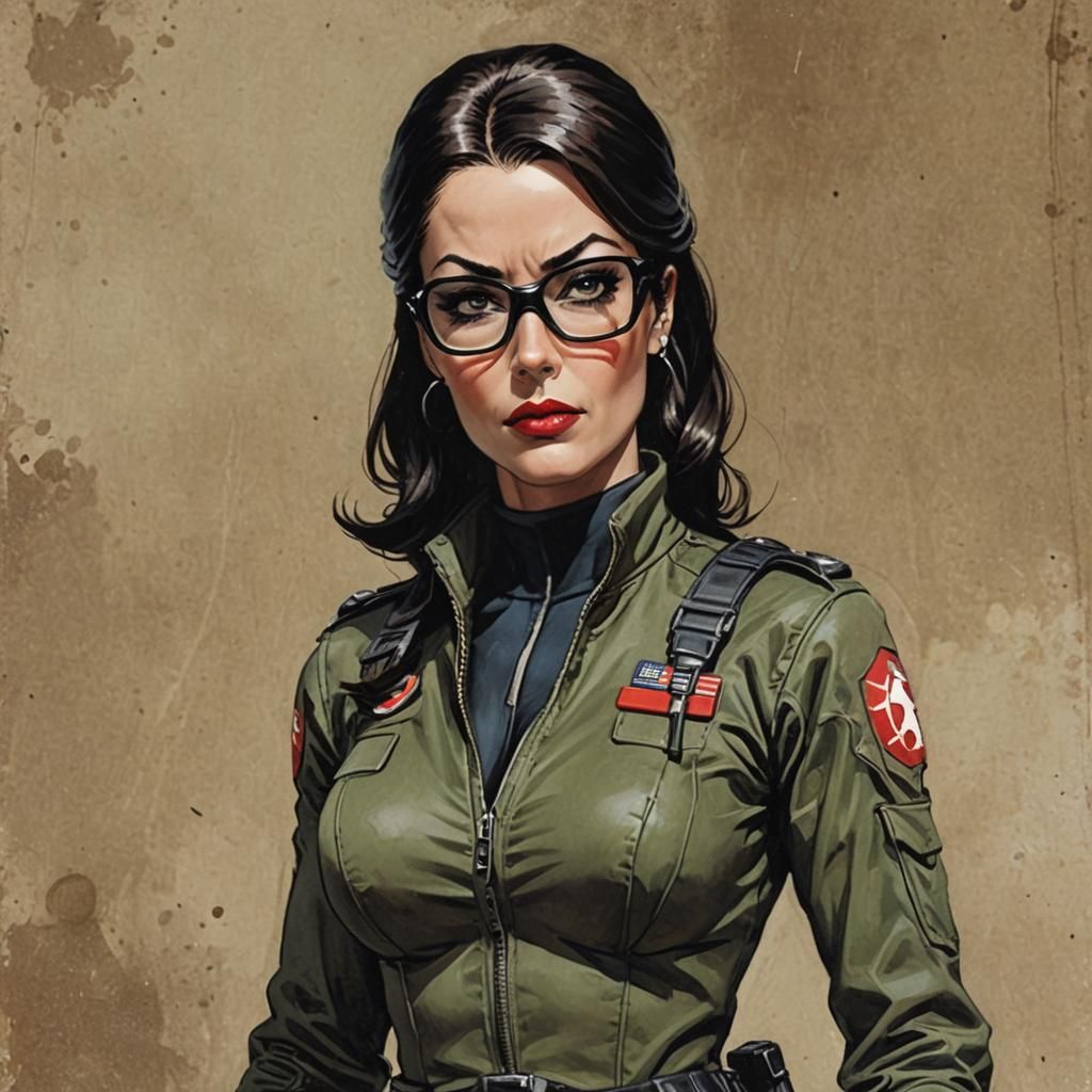 Baroness in Robert McGinnis Pulp Style