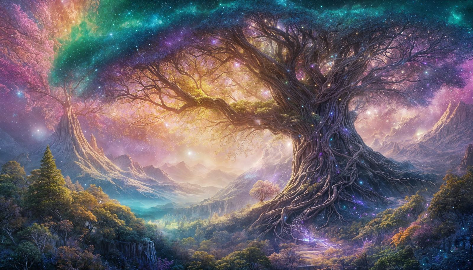 Celestial Tree of Wonder in Ancient Realm