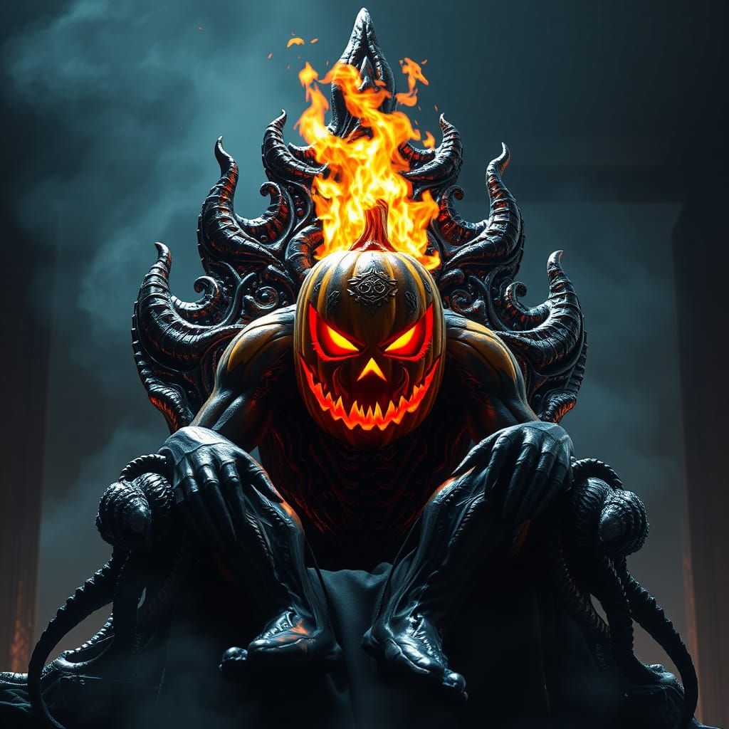 Knull Enthroned: God of Symbiotes and Pumpkin King