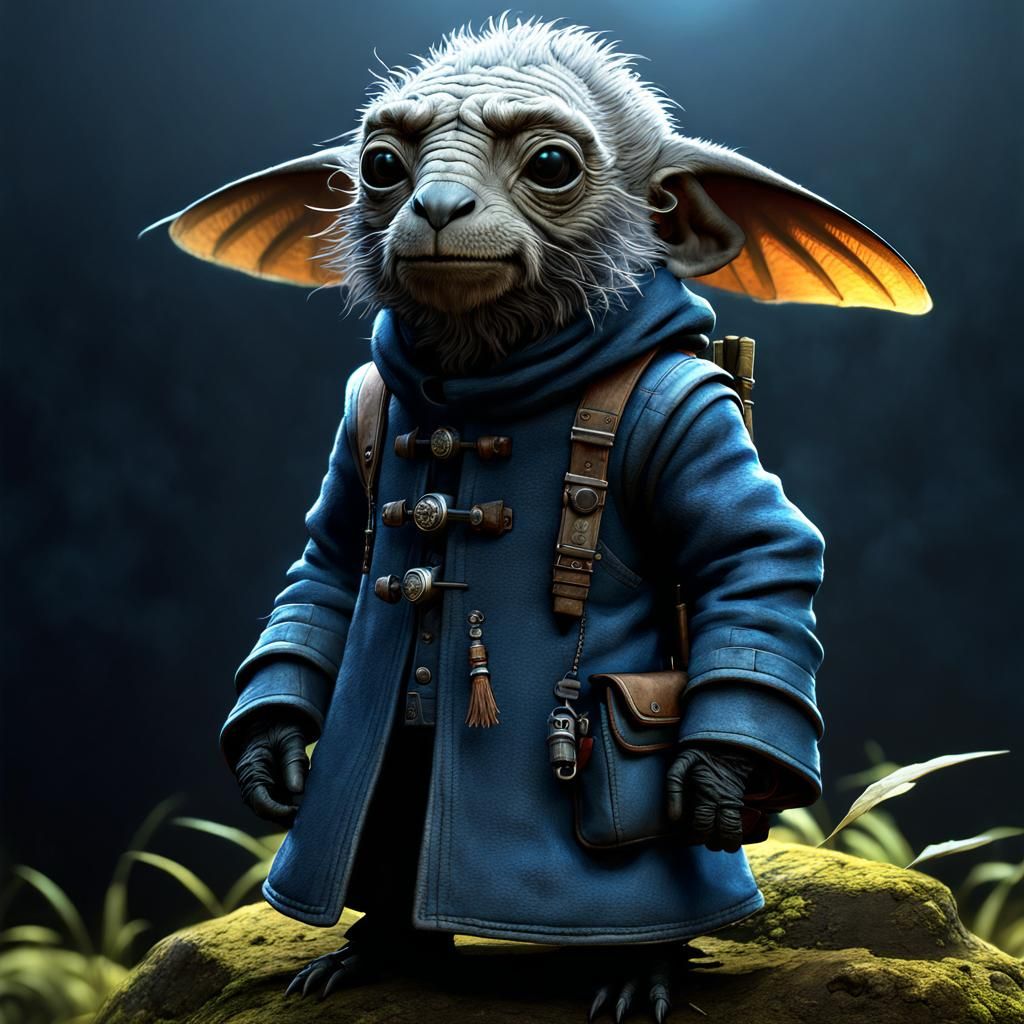 Sci-Fi Fantasy Character in 3D Render