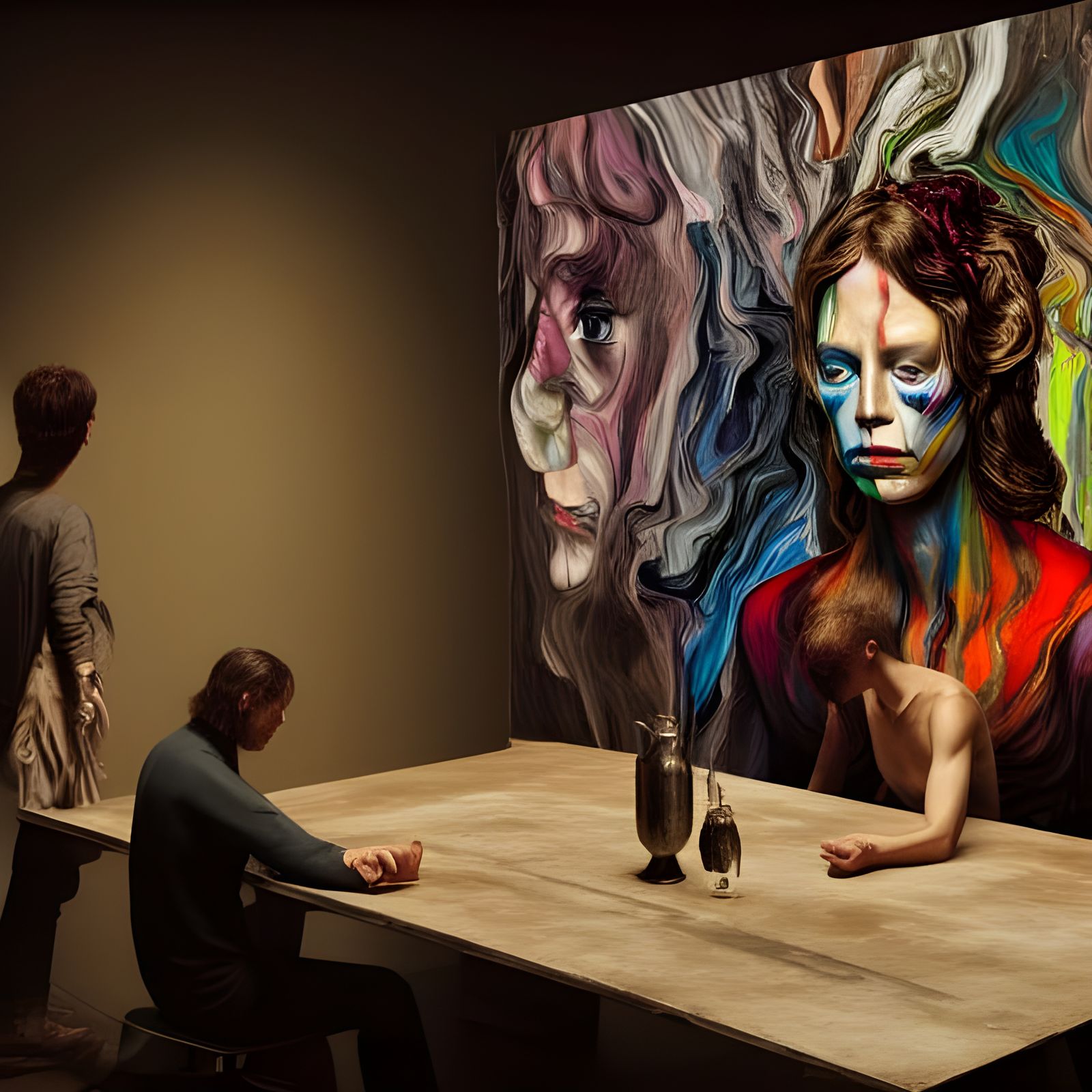 Technicolor Bleakness: Detailed Digital Art in 16k