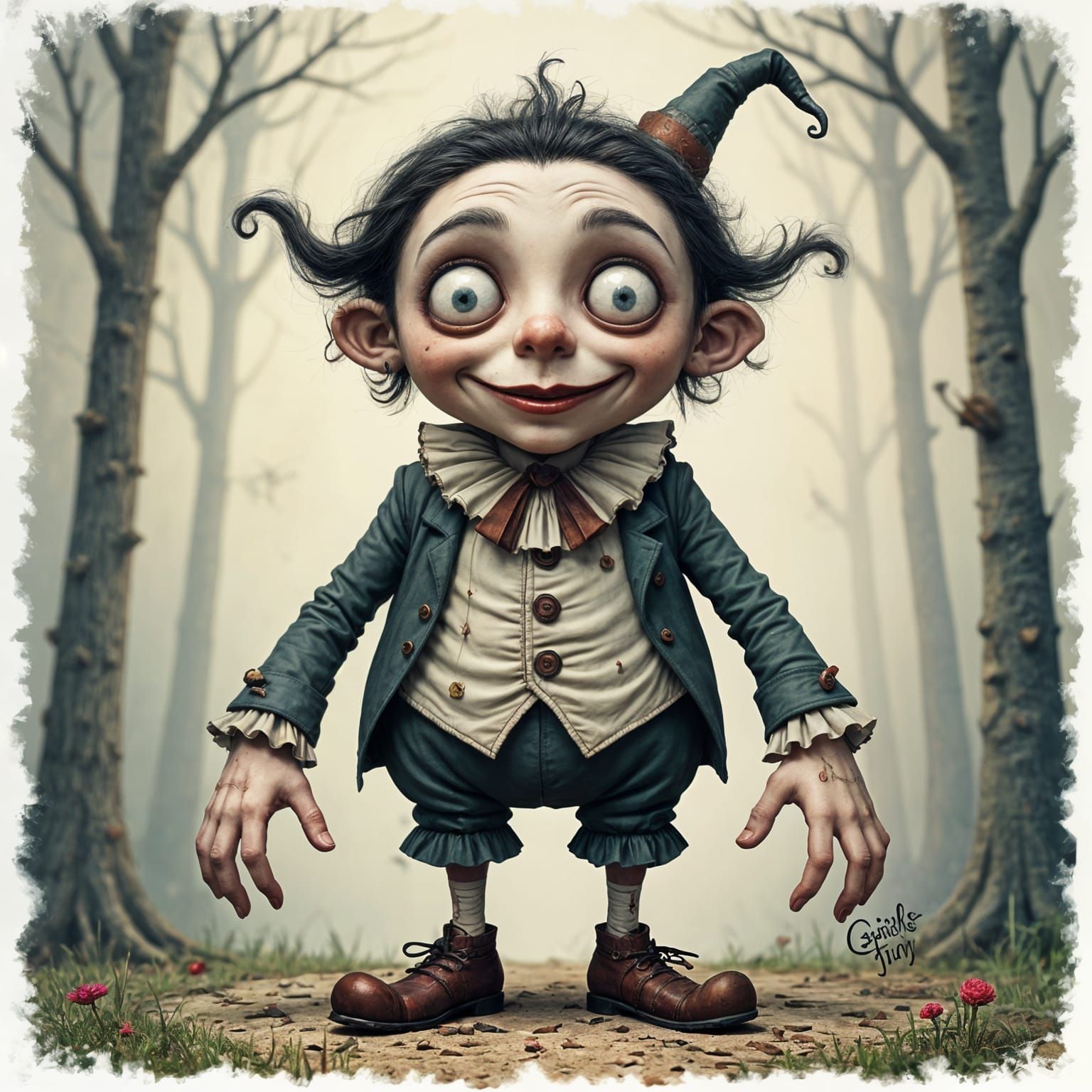 Whimsical Fantasy Creature in Action