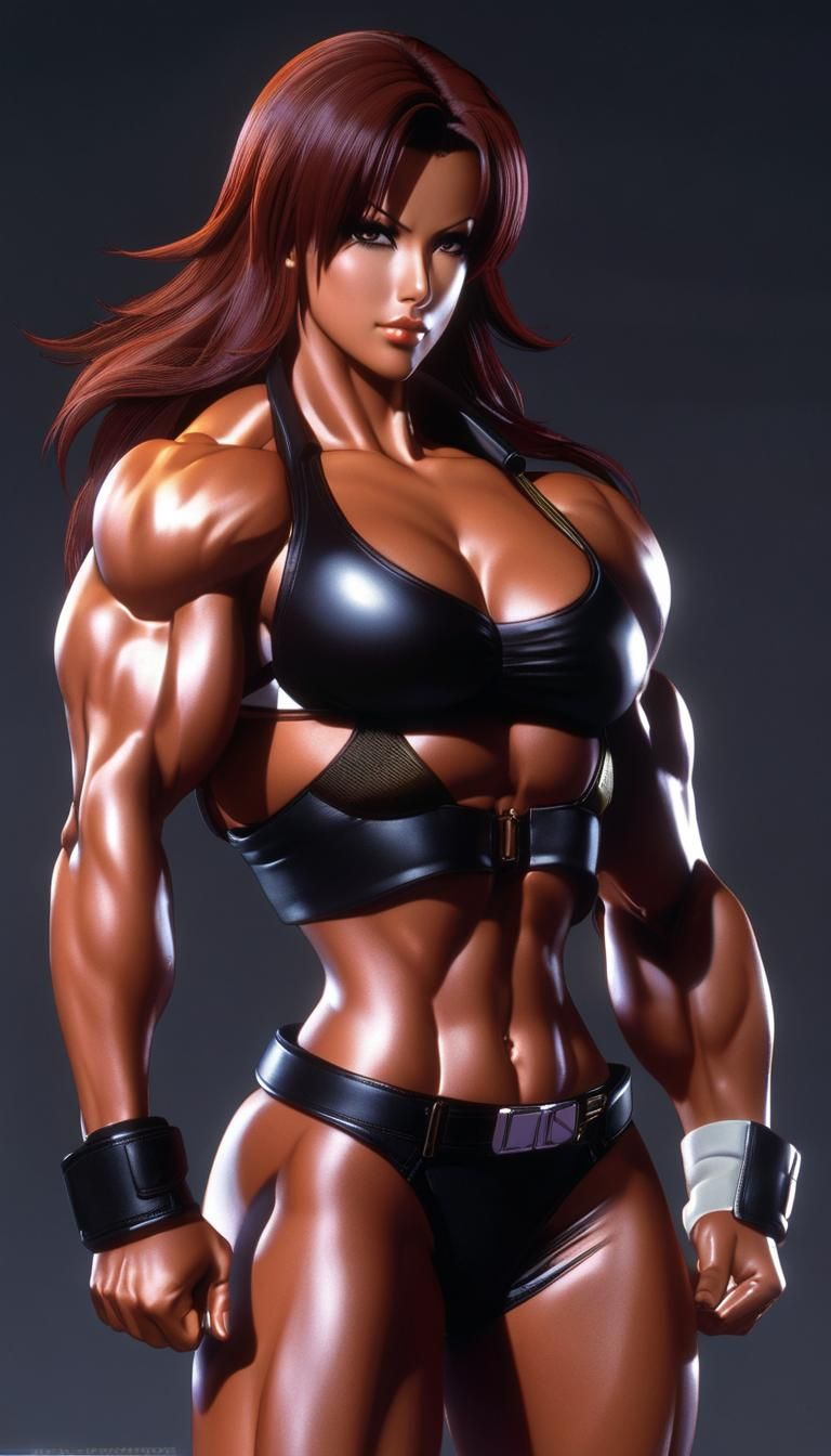Female Bodybuilder as SNK Character