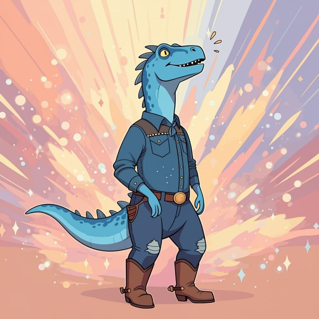Raptor Ranger dazzled by sparkles