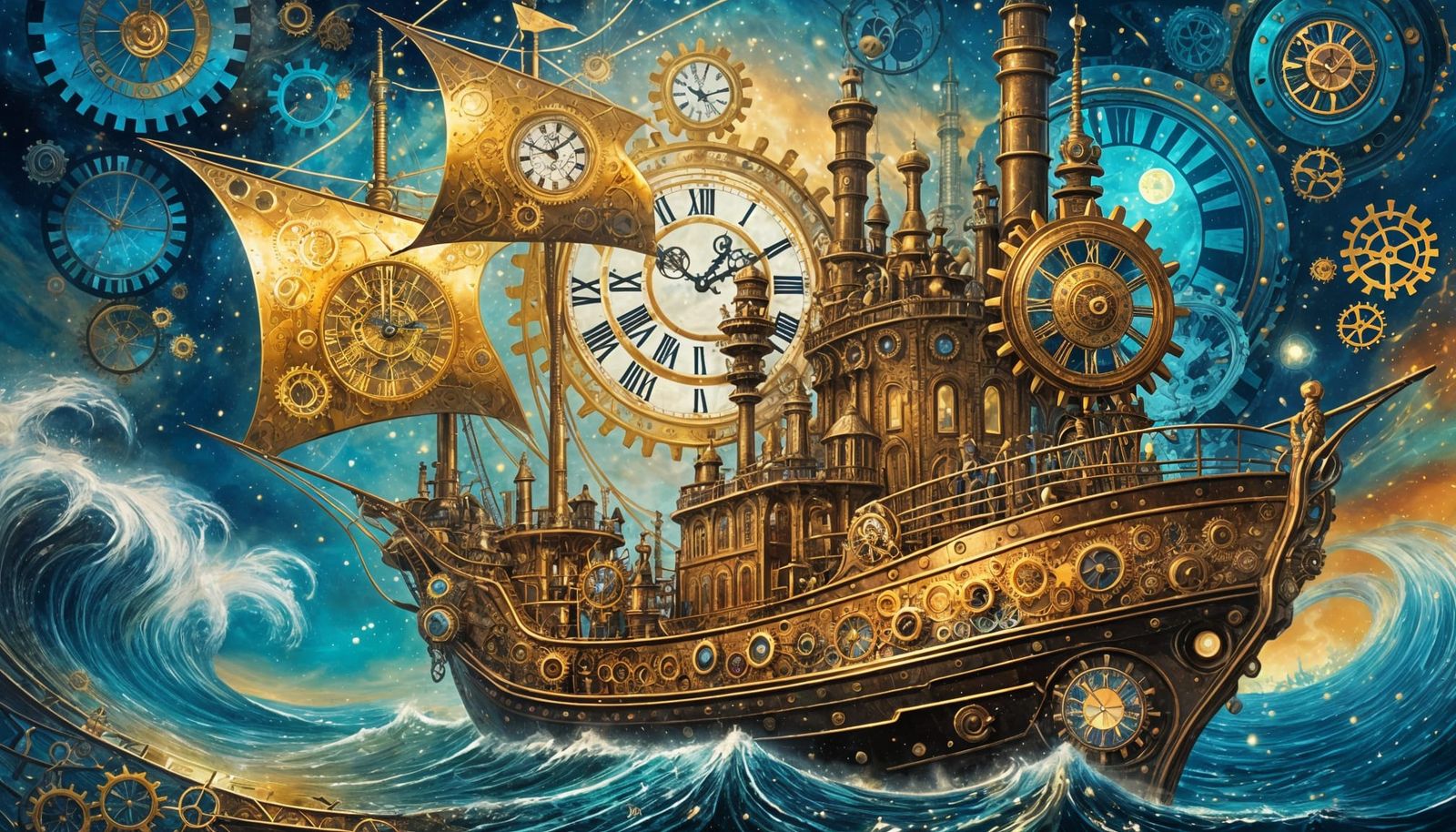 Clockwork Ocean: Steampunk Fantasy in Hyper Detail