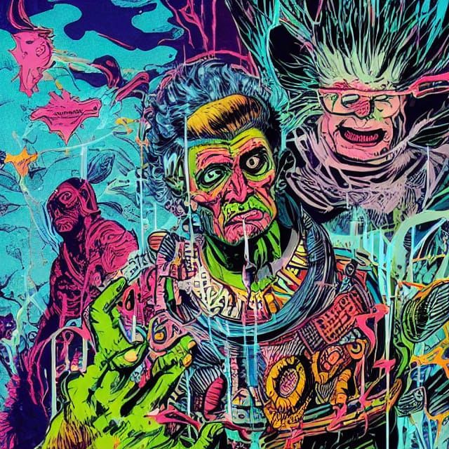 Mollusk-Man Having A Hard Stare Down With God III