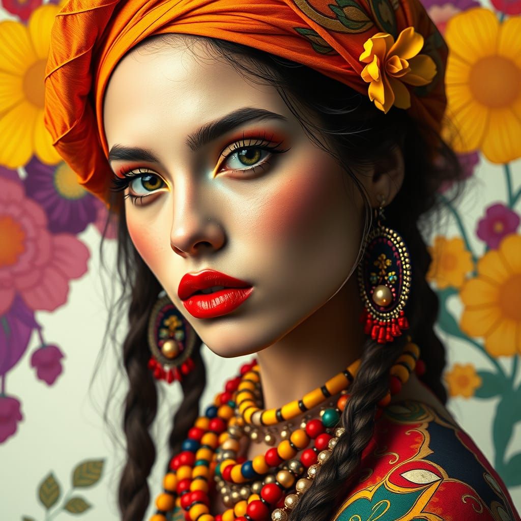 A mesmerizing digital painting by Andrei Kolkoutine that tra...