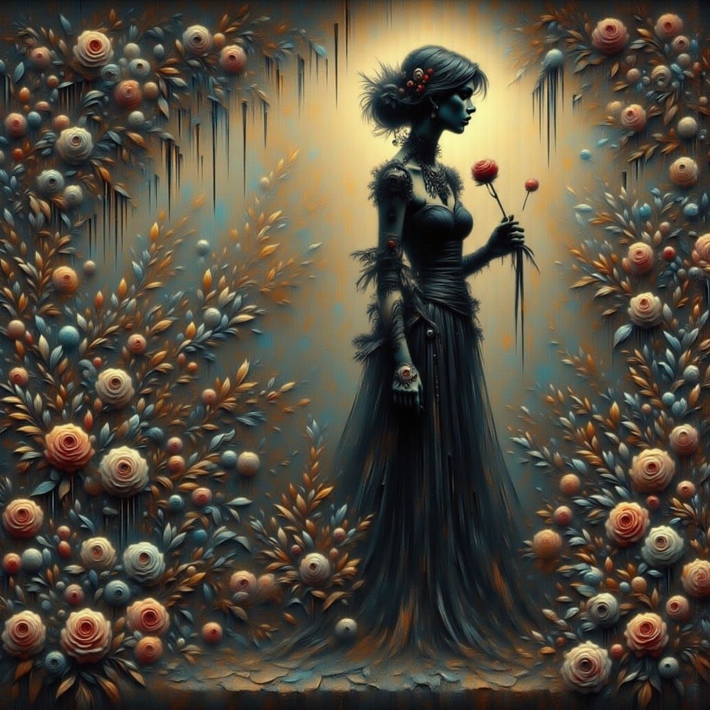 Fae Witch Dances with Spirits in Ether Realm