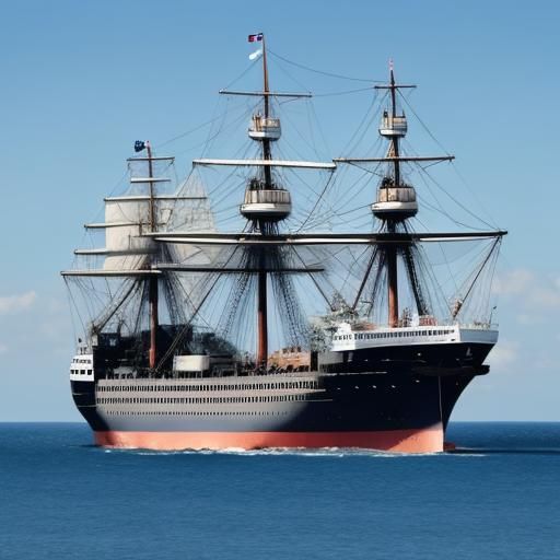 Recursive Ships: An AI Generated Digital Art