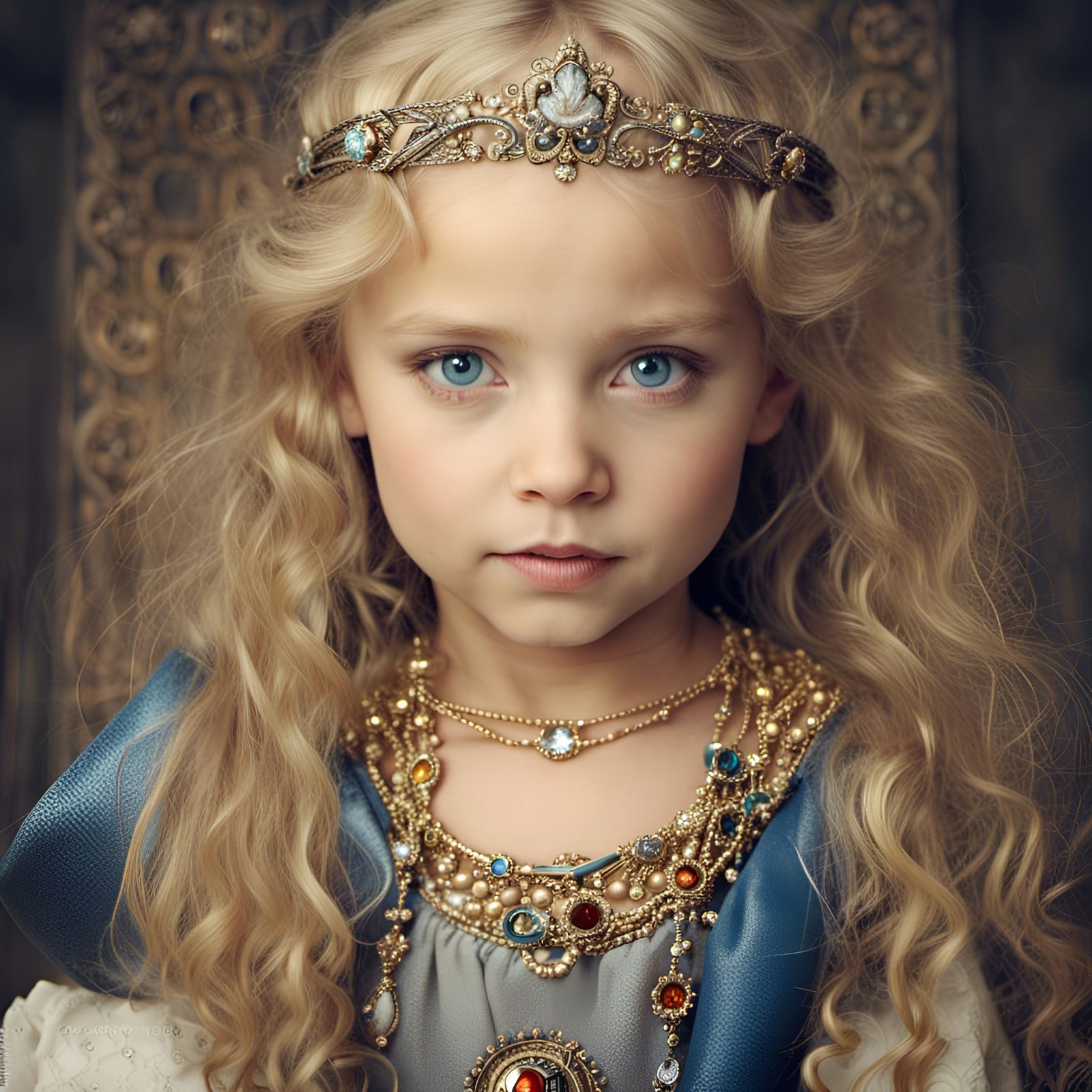 Medieval Princess with Jewels