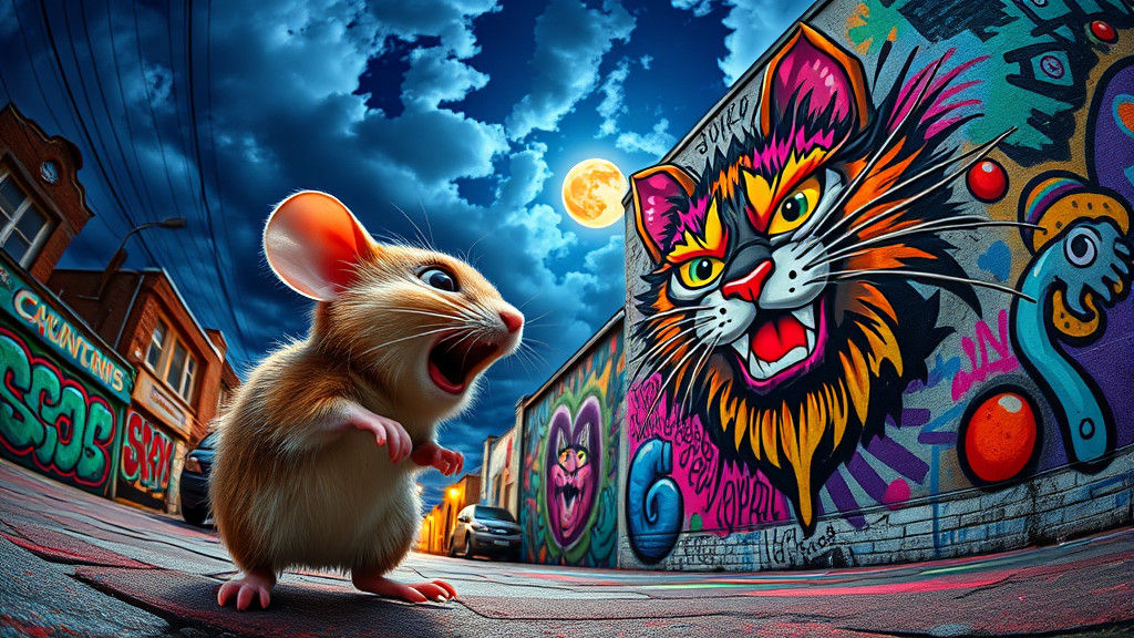 Pixar Mouse's Graffiti Nightmare: Urban Terror