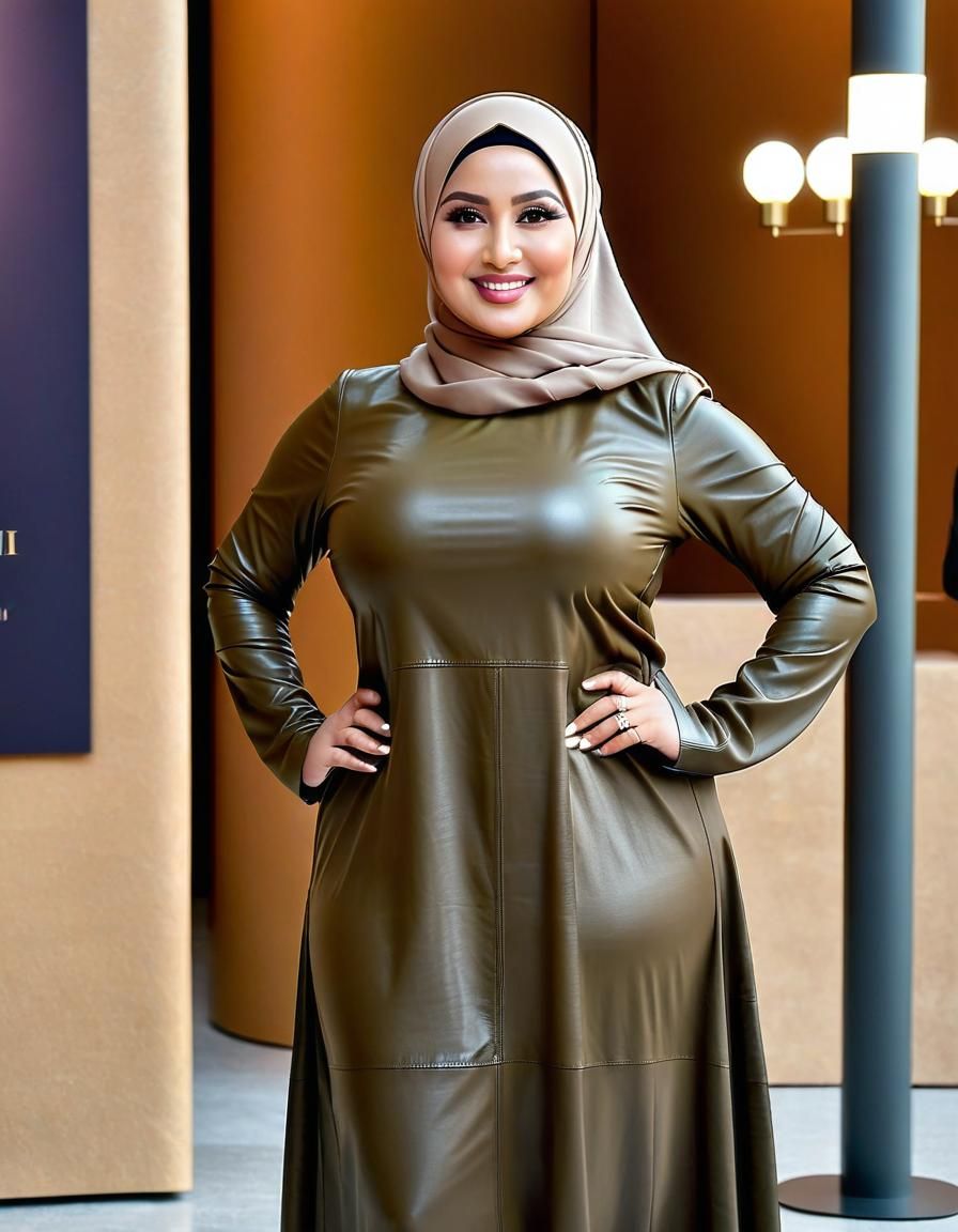 Realistic Portrait of Middle Eastern Woman in Hijab