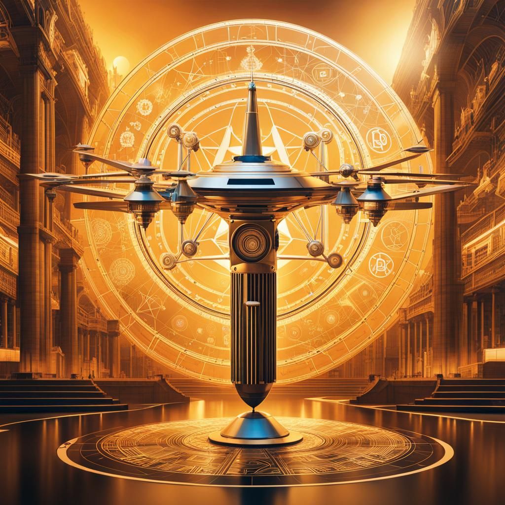 Da Vinci Crypto Invention with Jewish Symbols