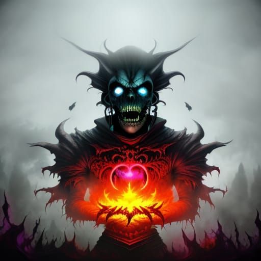 Gothic House with Ghost and Jones, Cosmic Illustration