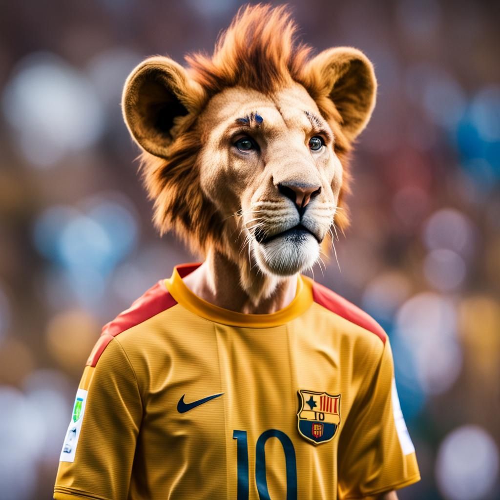Lionel Messi as Lion: Wizard of Oz Mashup