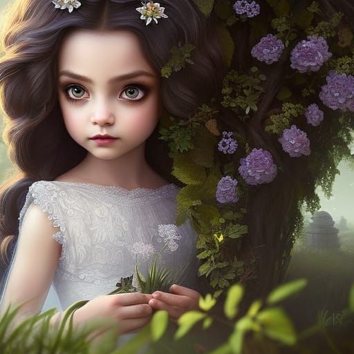 Filigree Gremlin Portrait in Faerie Circle