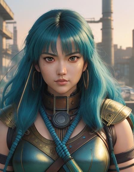 Xena warrior princess. Big head, small body, Big eyes,chibi,...