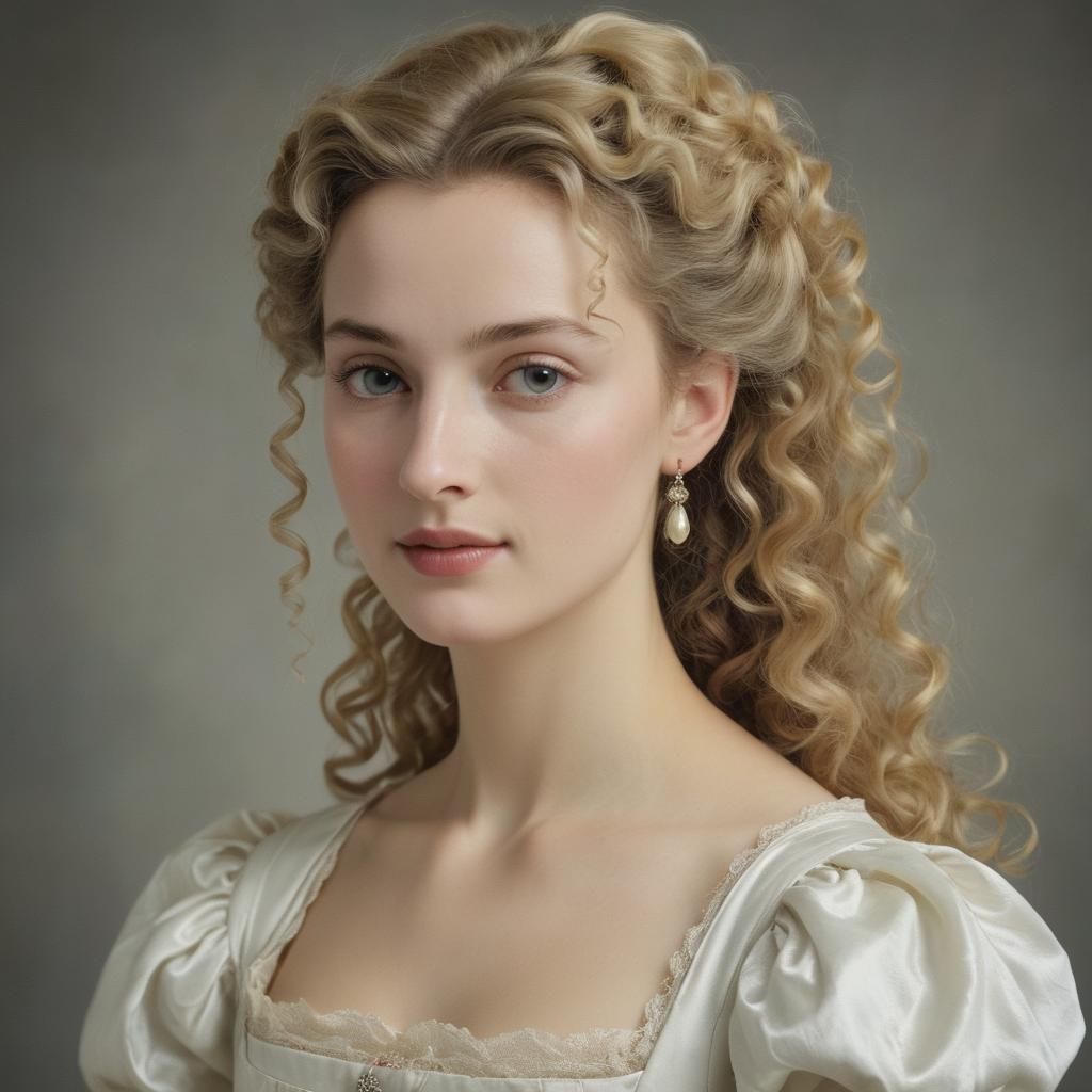 Anne de Breuil in 1620s Gown: Baroque Portrait