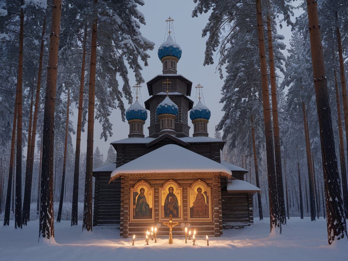 Ancient Kievan Rus' Forests Come Alive in Winter