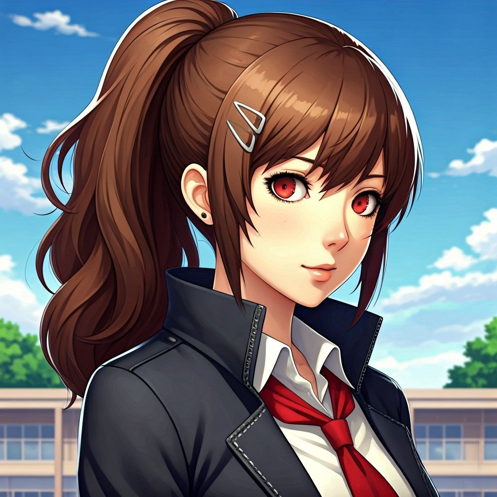 Kotone Shiomi From Persona 3 In School Uniform