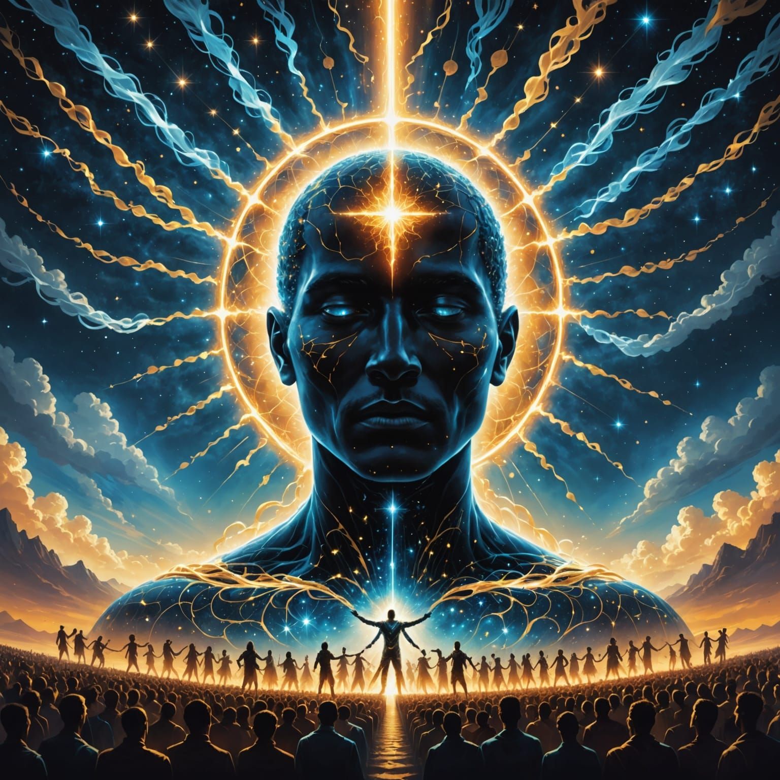 Epic Spiritual Union Connects All Living Beings in Cosmic Ha...