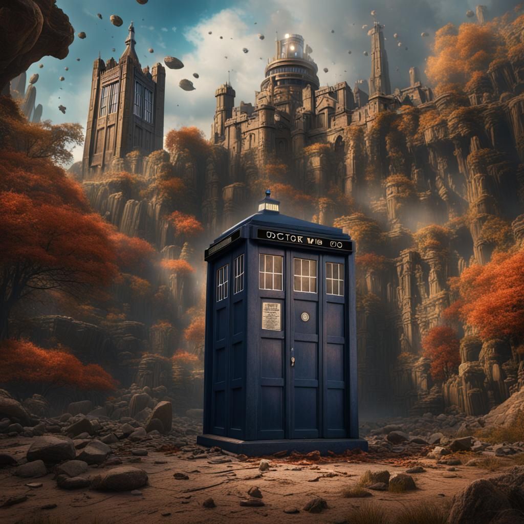 Doctor Who: Detailed Matte Painting in 8K