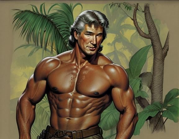 Richard Gere in the jungle