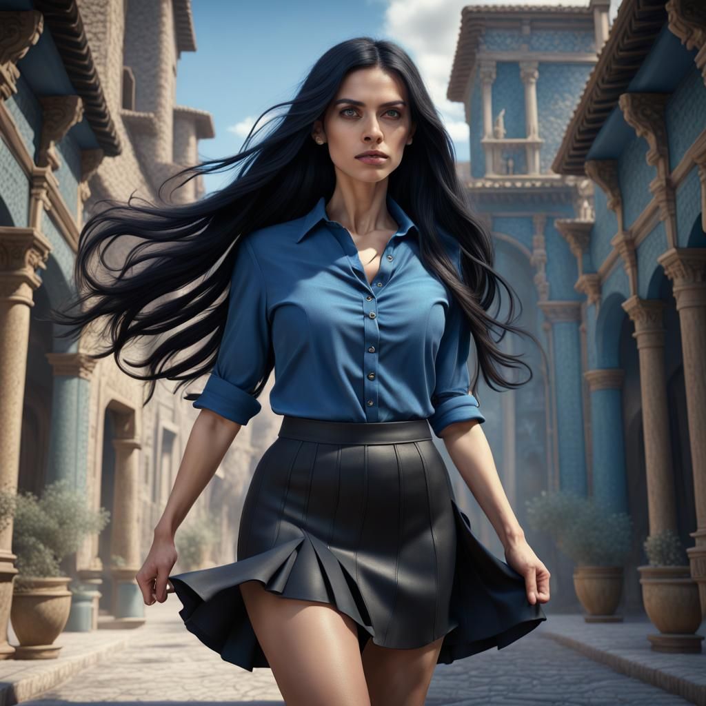 Spanish Woman in Fantasy Concept Art