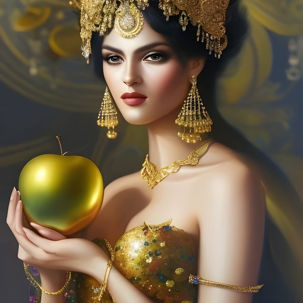 Atalanta and the golden apple