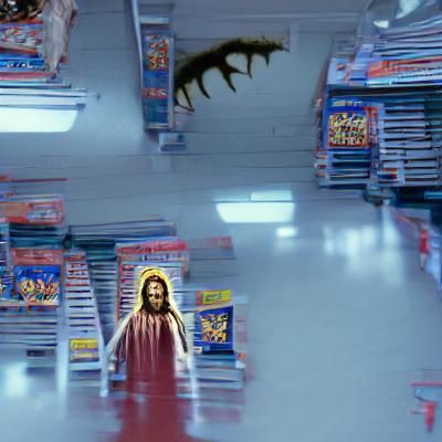 Surreal Childhood Encounter in Blockbuster's Horror Aisle