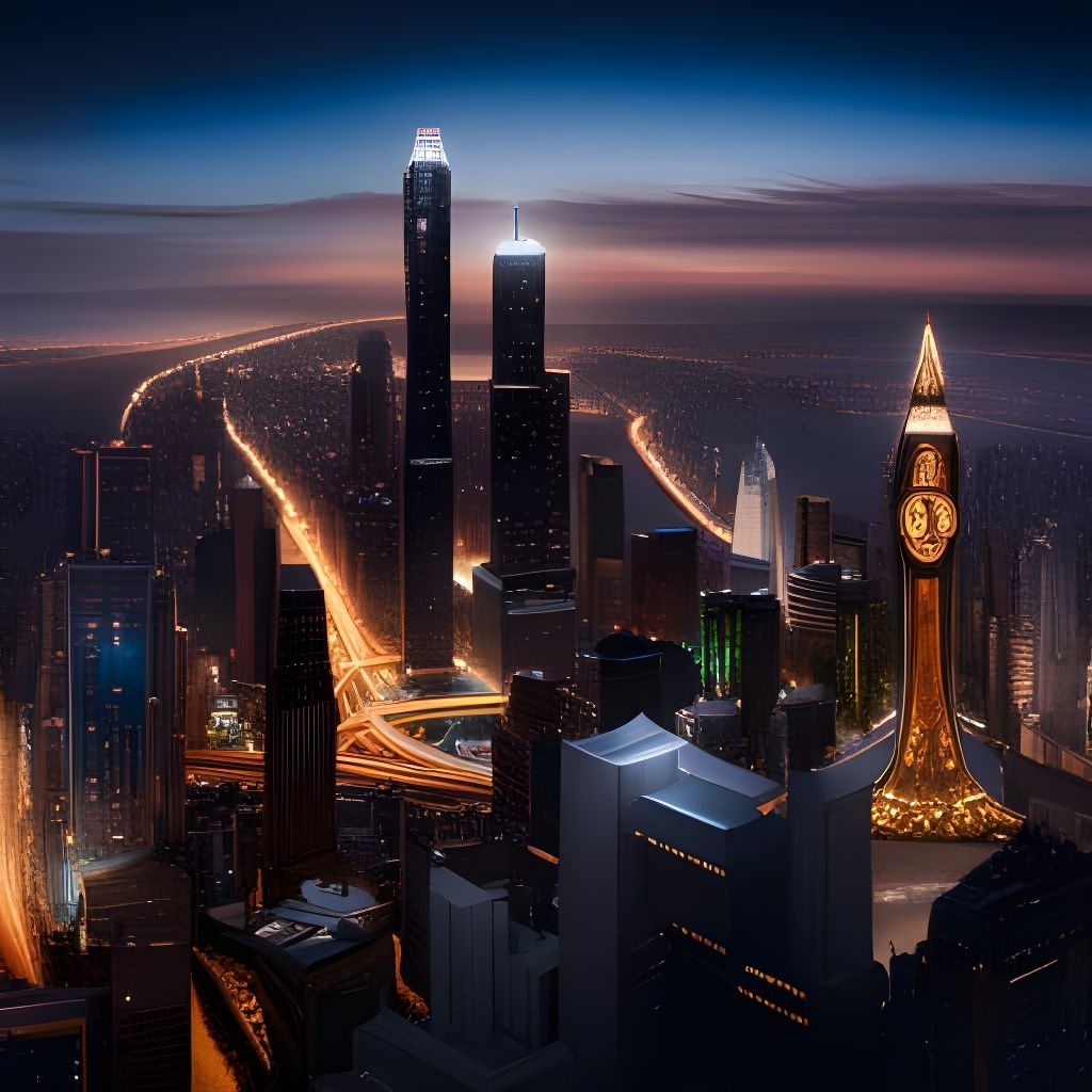 Epic Basketball Player in Digital Matte Painting