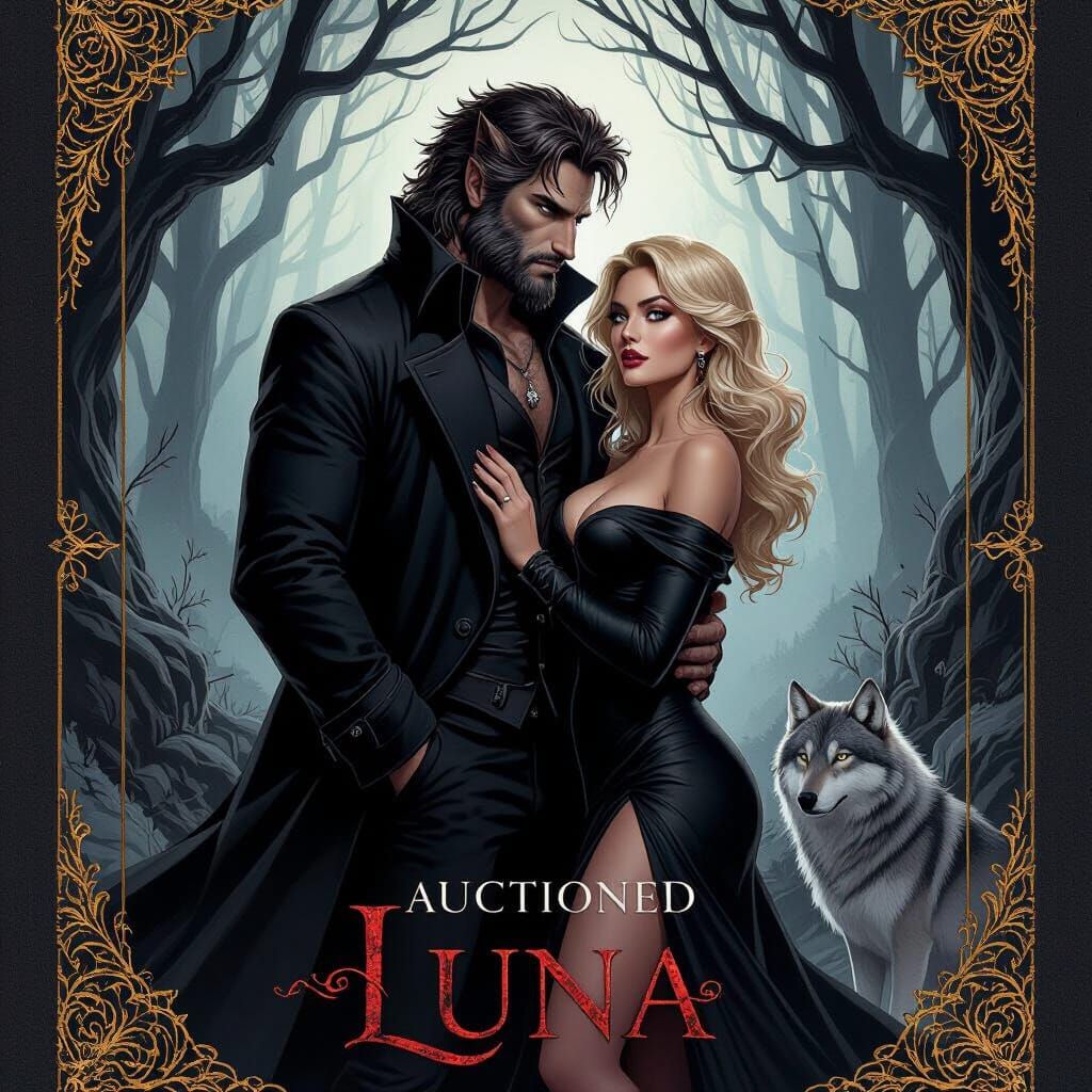 Lycan King's Forbidden Love: Auctioned Luna Book Cover