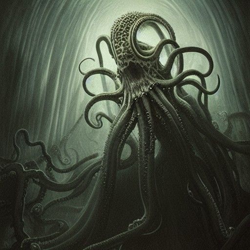 Nightmarish Donald Trump Kiss: Horror Art