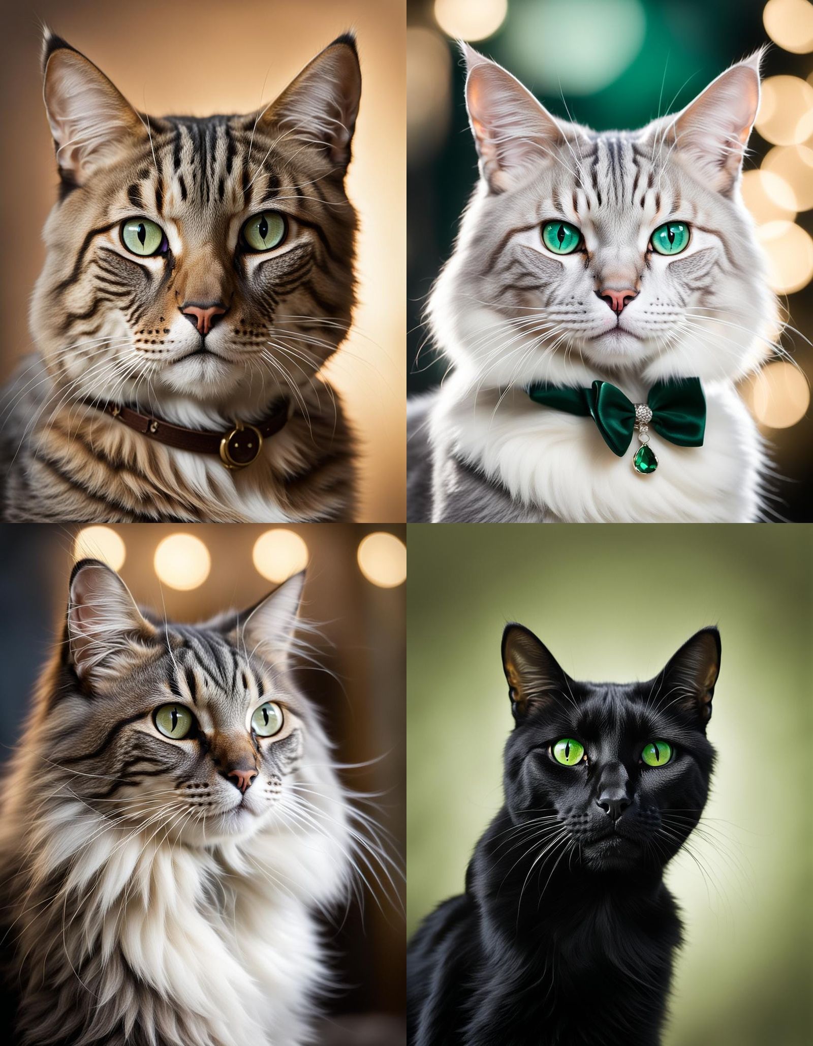 Cat Portrait in Yearbook Style Photography