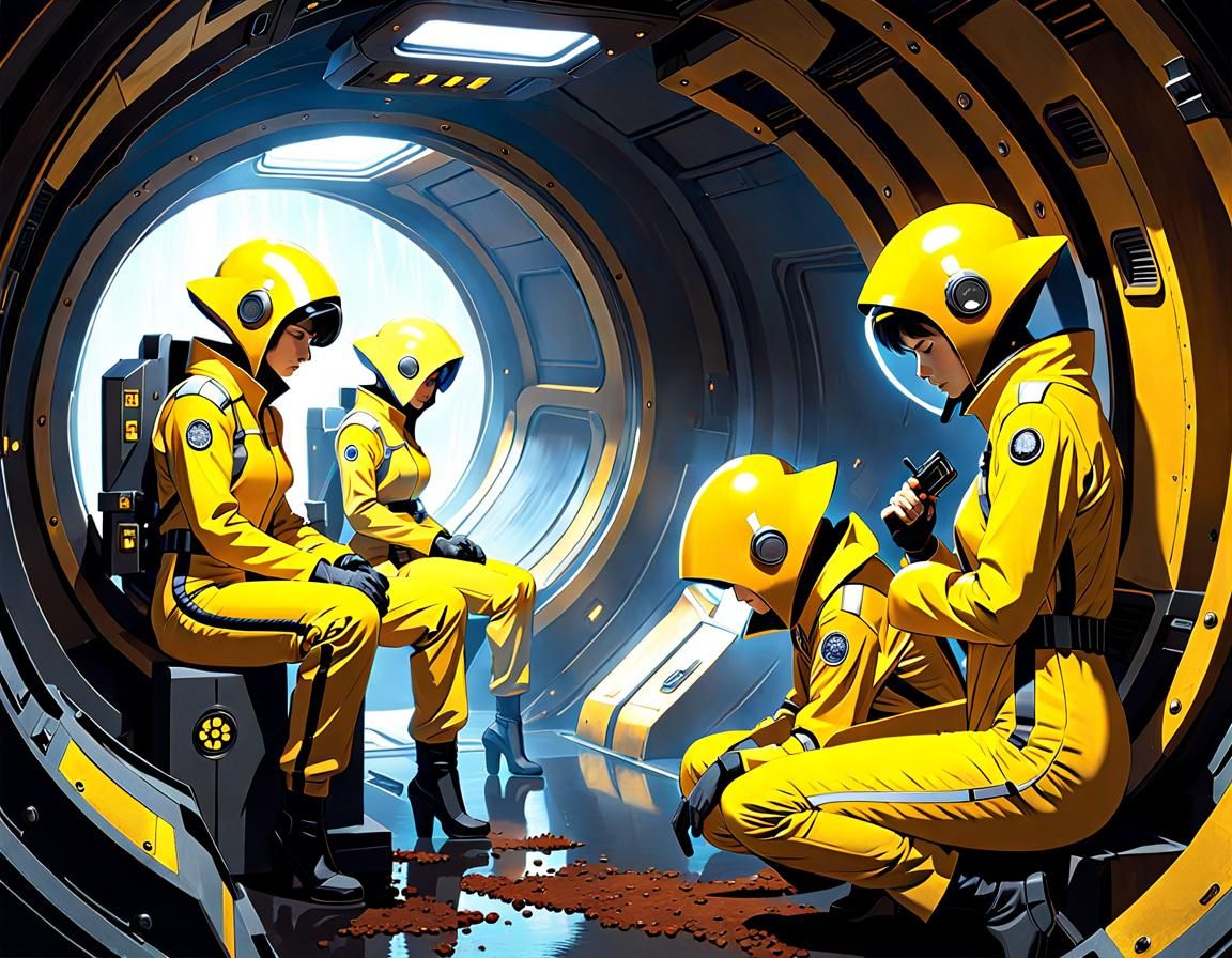 Vault Dwellers Scraping Rust in Fallout Shelter