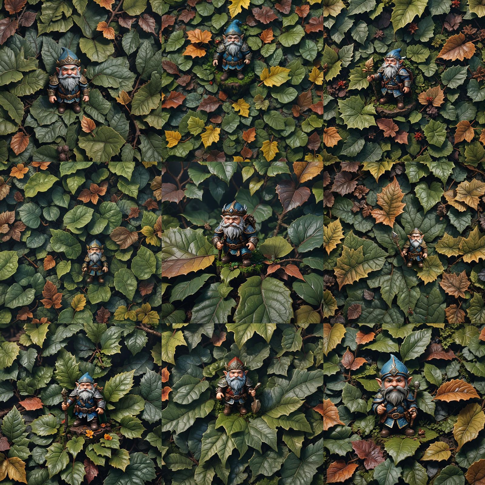 Dwarf on Leaf: Detailed Matte Painting in 8K