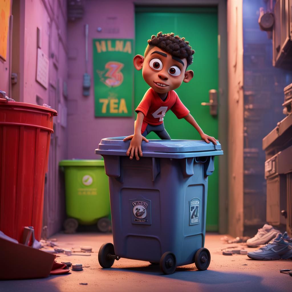 Pixar-Style Character in Reimagined 3D Art