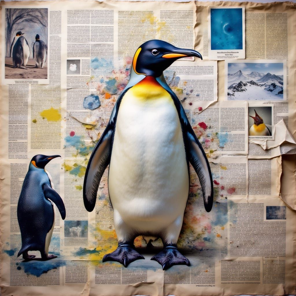 Penguin <lora:Pastiche:1.0>