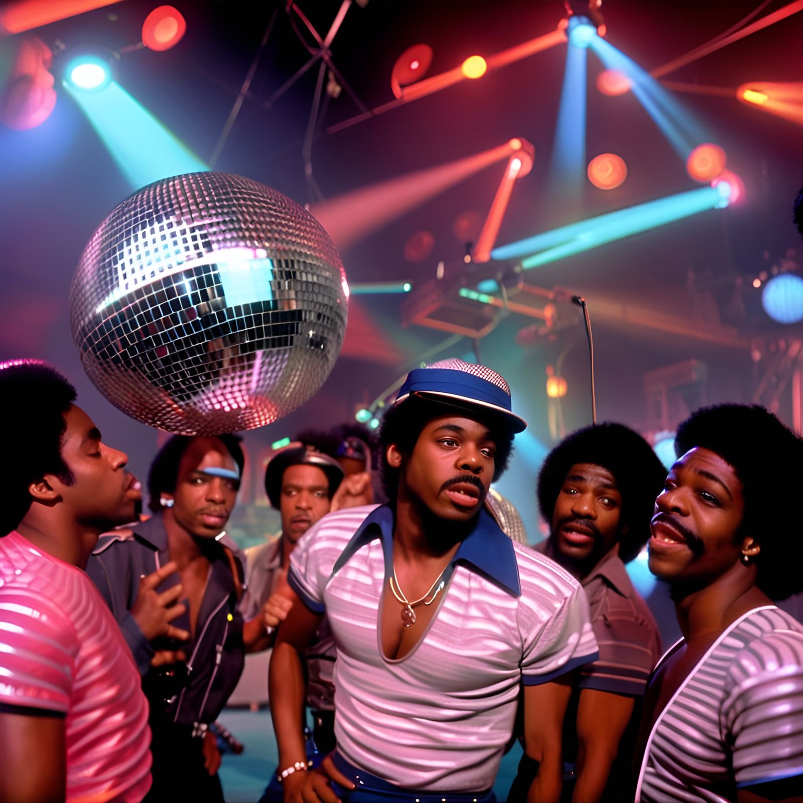 Sugarhill Gang Rapper's Delight Music Video Scene