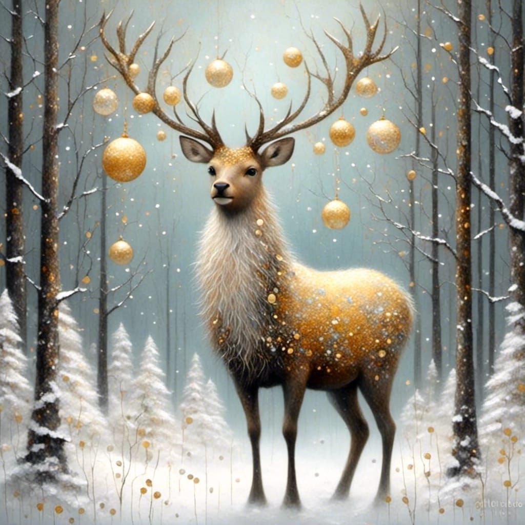 christmas elk
