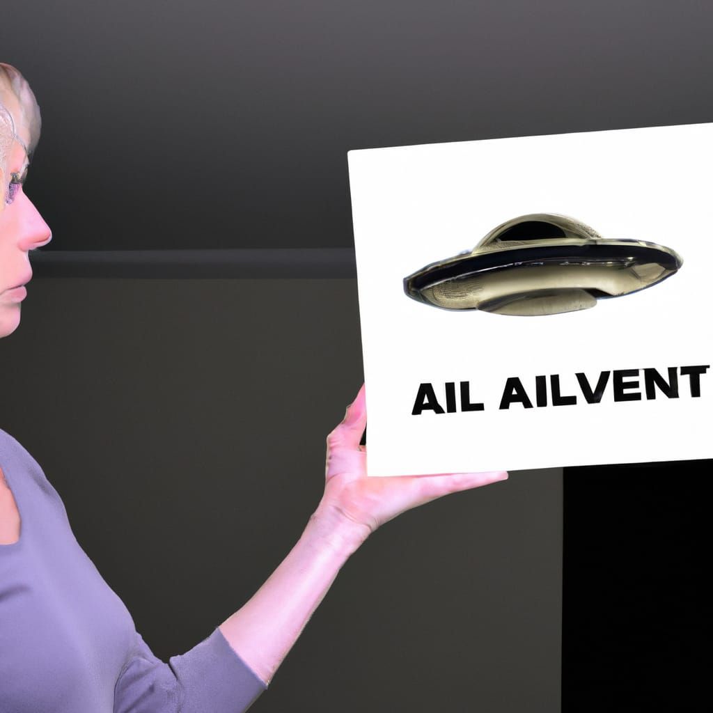 Woman Holds Evidence Proving Aliens Exist