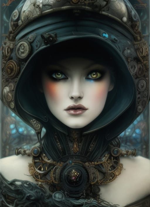 Steampunk Android Queen of Ice and Fire