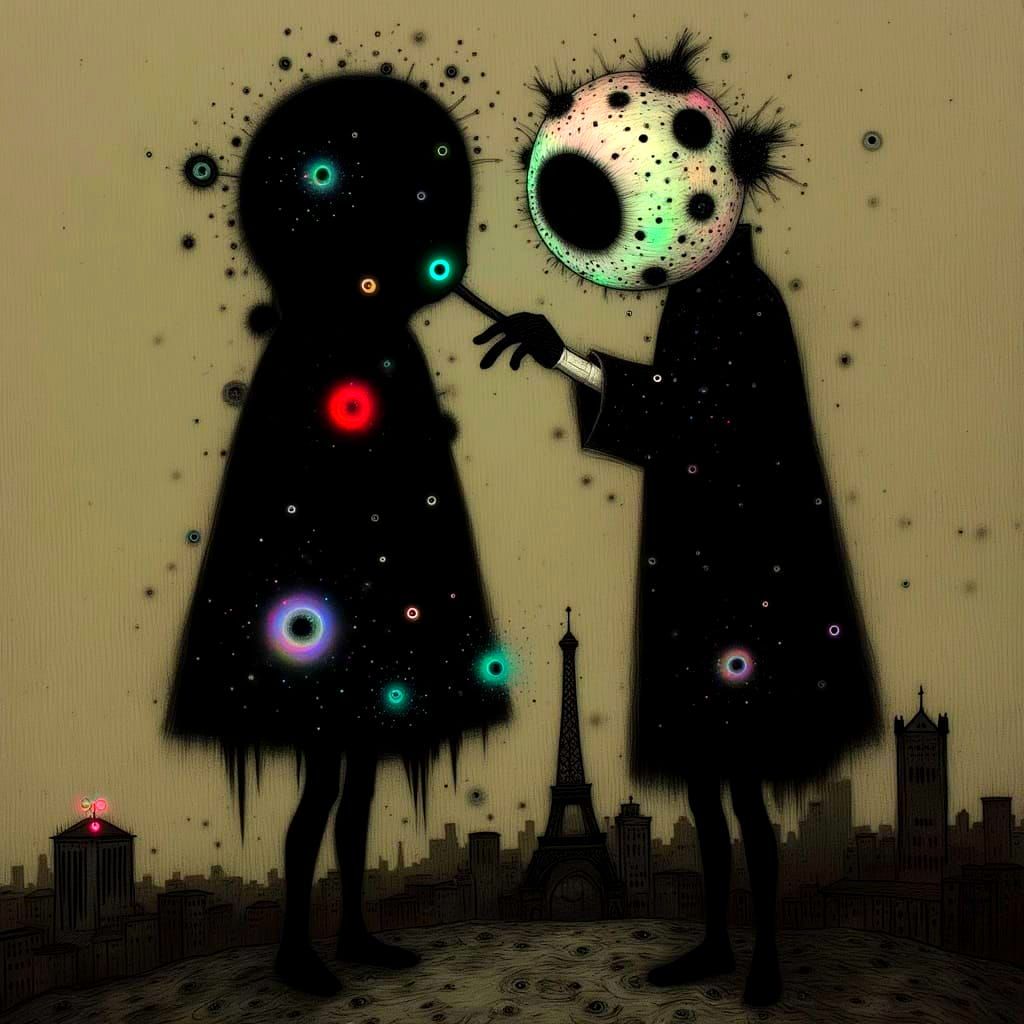 Surreal Dental Nightmare in Cubist Style