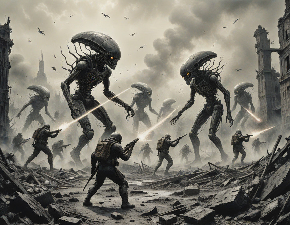 Battle of Humanity's Last Stand in a Grim Alien War