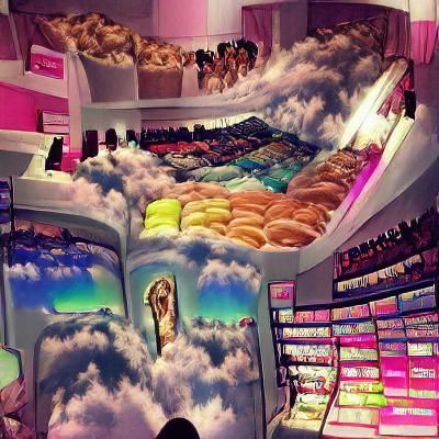 Ethereal Heaven Landscape with Soft Lighting