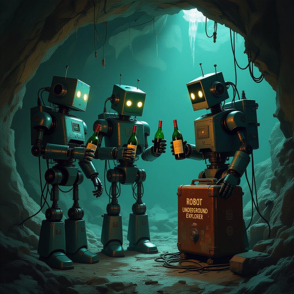 Ancient Robots Uncovered in Mystical Cave