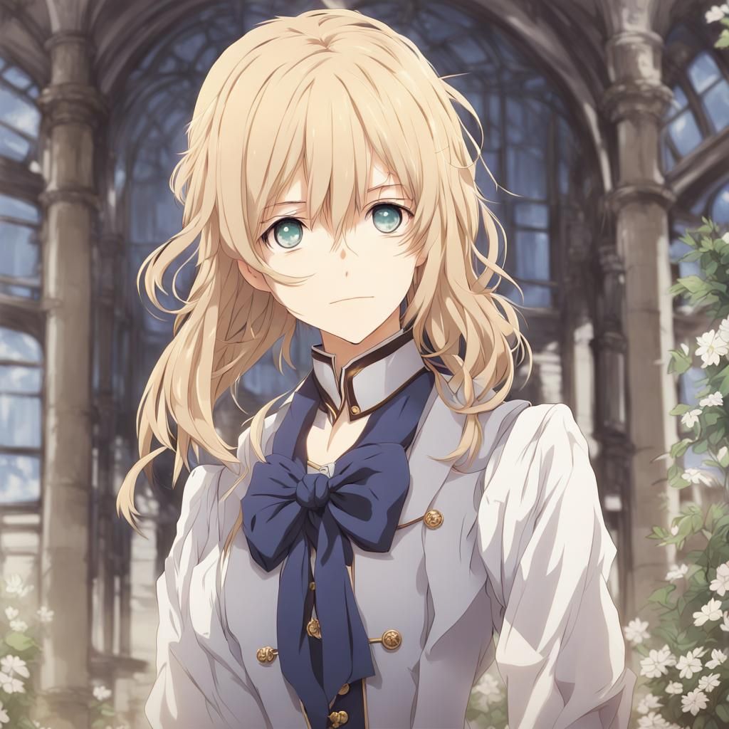 Violet Evergarden in Anime Key Visual Style
