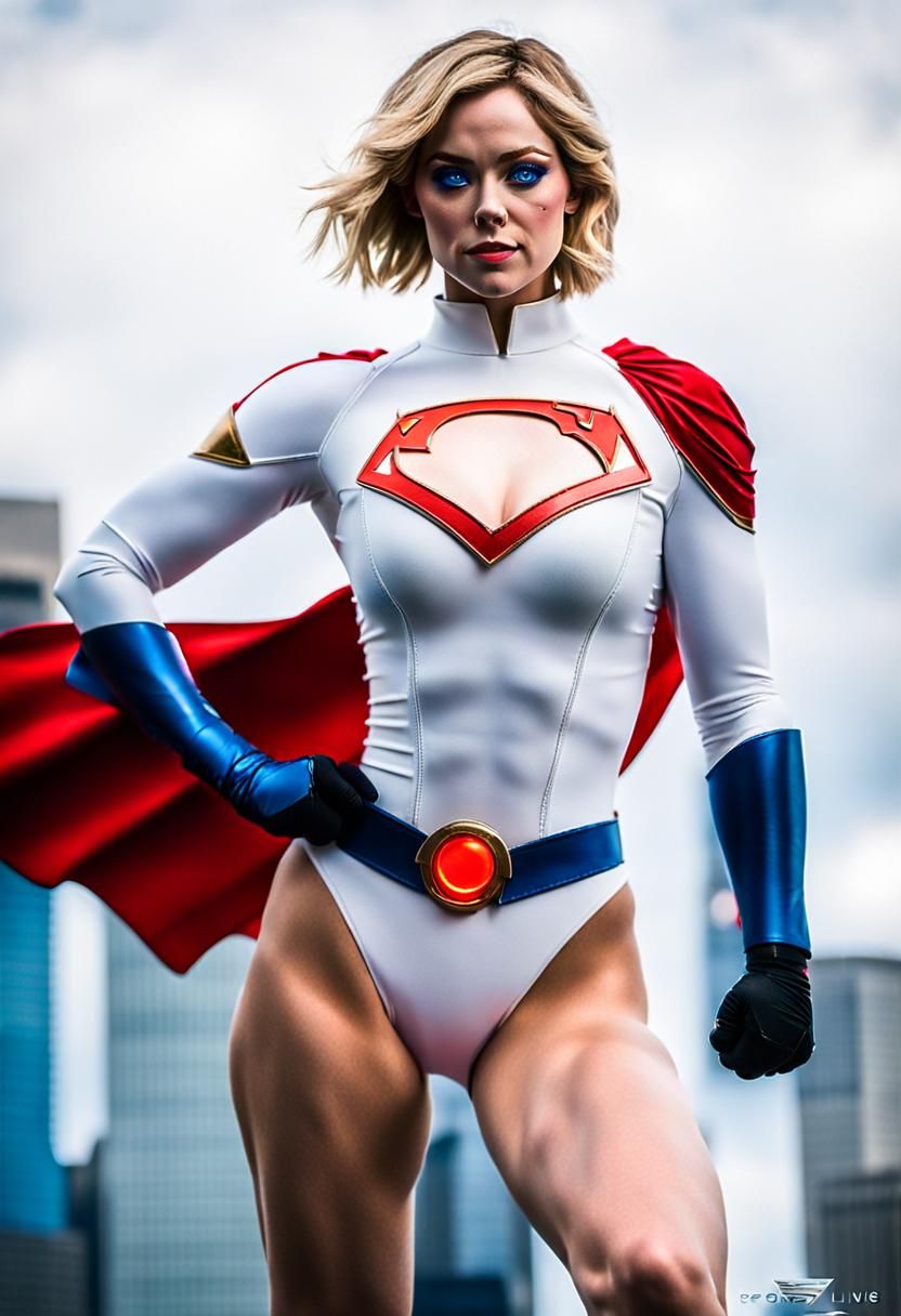 Sydney Sweeney as Power Girl: Live Action Portrait