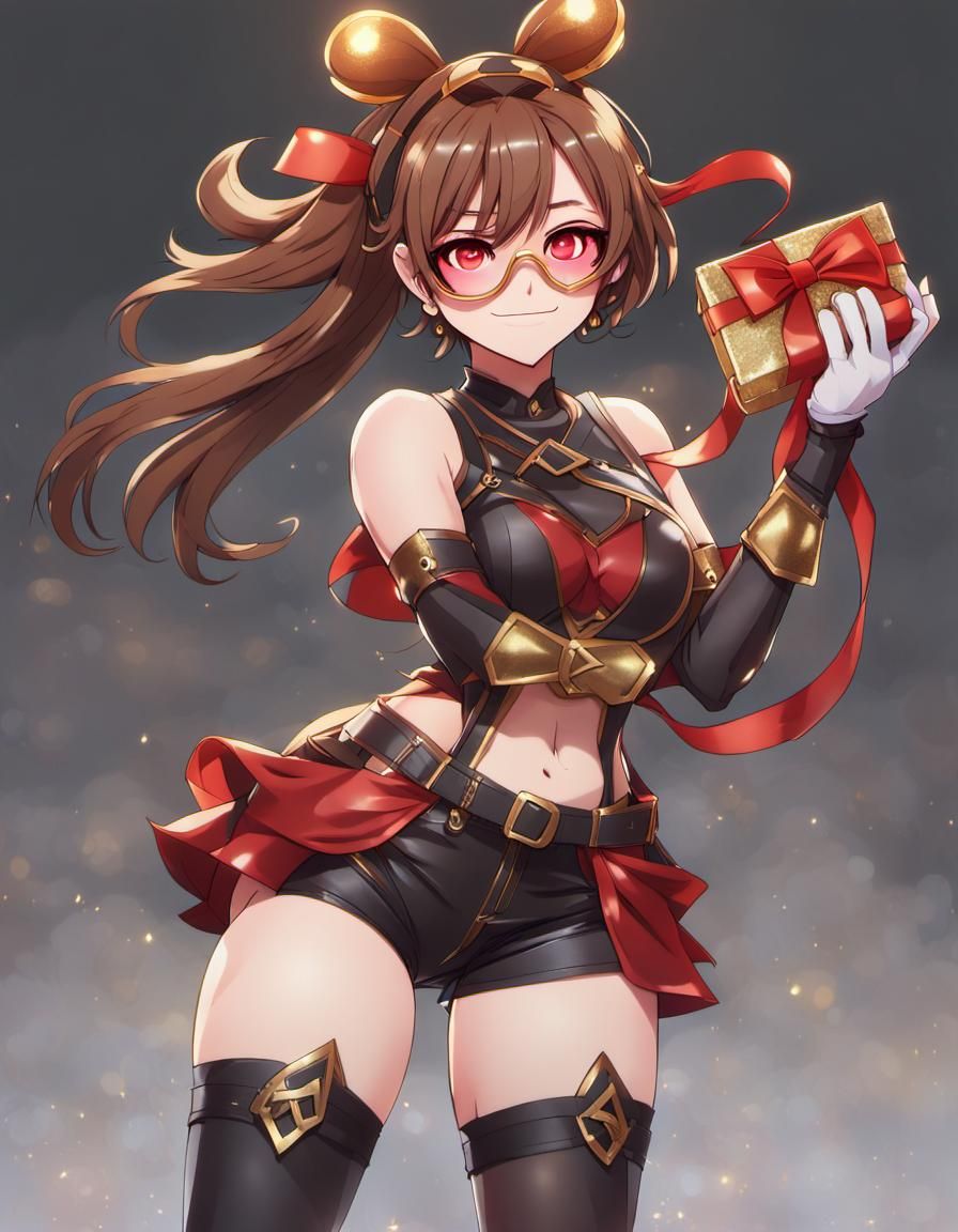 Smiling Woman in Saree Amid Overgrown Ruins